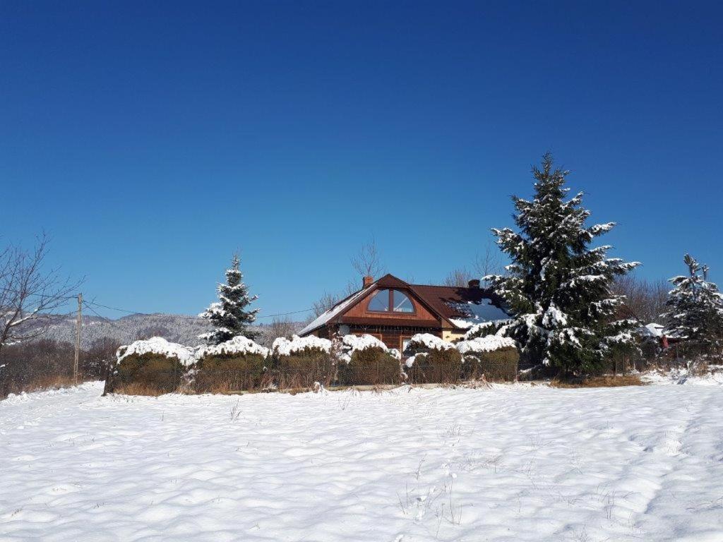 Dom Grabowa Z Sauna I Podgrzewanym Basenem Gilowice  Esterno foto