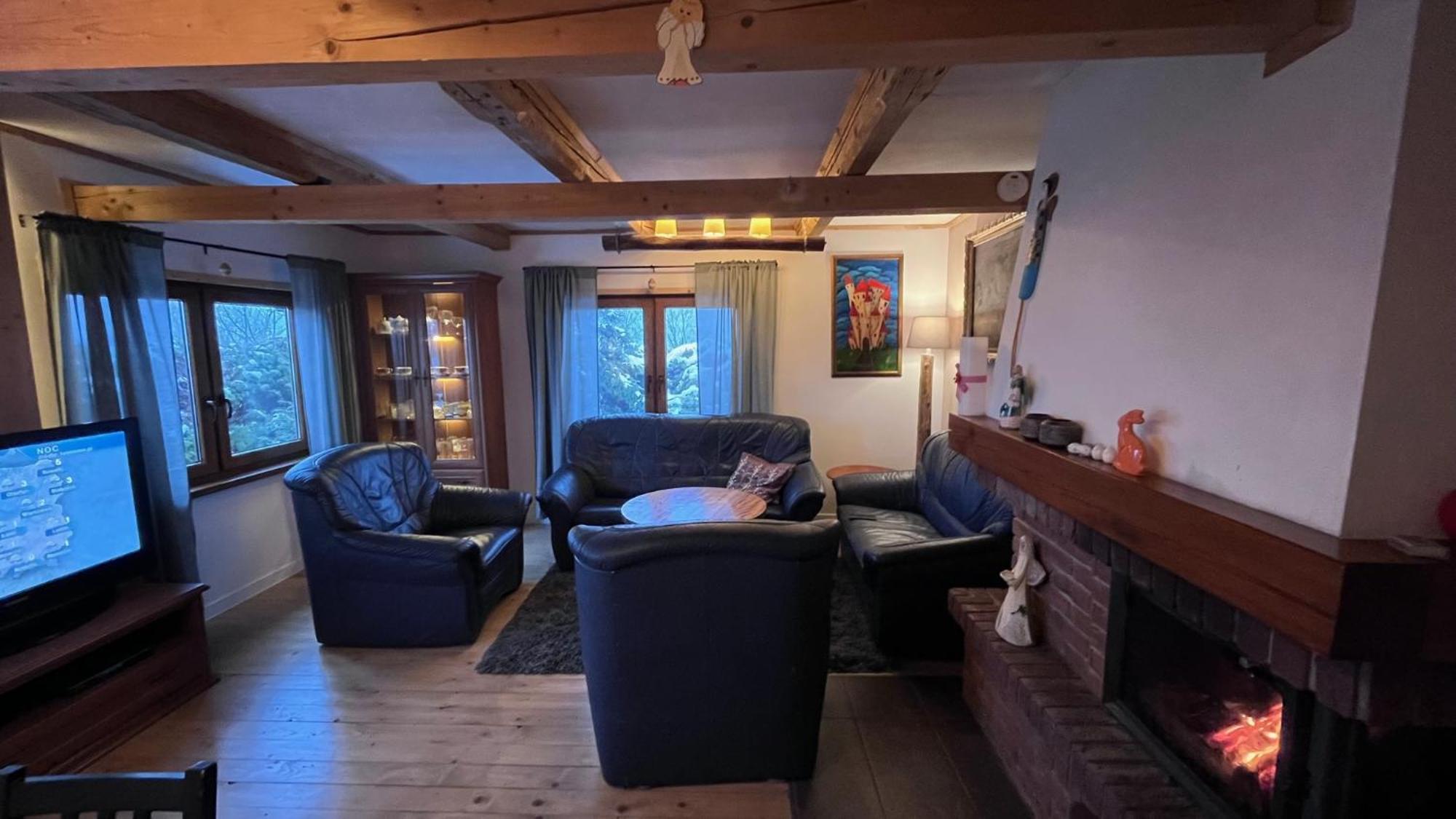 Dom Grabowa Z Sauna I Podgrzewanym Basenem Gilowice  Esterno foto